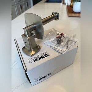 🆕 Kohler - Margaux - Vertical Toilet Paper Holder - Brushed Nickel